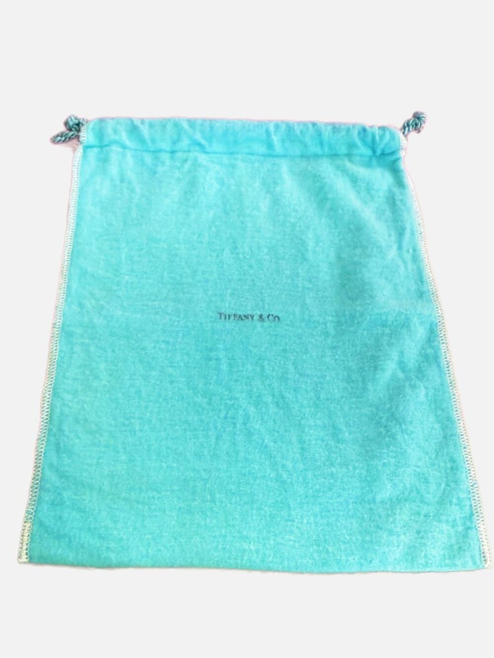 Vintage Tiffany & Co Blue Dust Bag Drawstring Original